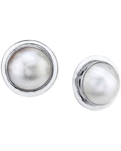 Macy's Cultured Mabe Pearl (11mm - Metallic