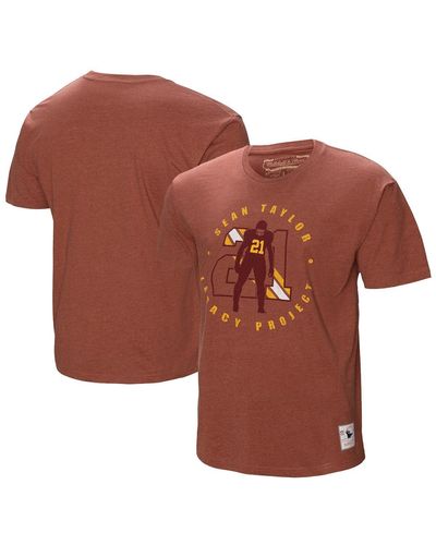 Mitchell & Ness Washington Commanders Sean Taylor Legacy Project T-shirt - Brown