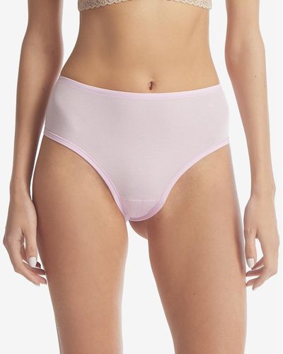 Hanky Panky Playstretch Natural Rise Thong Underwear 721924 - Pink