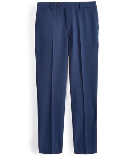 Nautica Big & Tall Modern-fit Performance Stretch Dress Pants - Blue