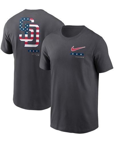 Nike Anthracite New York Yankees Americana T-shirt - Gray