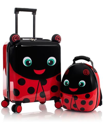 Heys Hey's Super Tots Spinner luggage And Backpack - Red