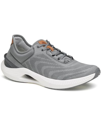 Johnston & Murphy Rt1 Luxe Lace-up Sneakers - Gray