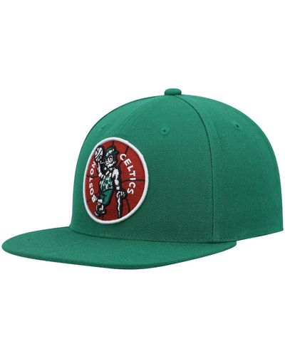 Mitchell & Ness Boston Celtics Hardwood Classics Team Ground 2.0 Snapback Hat - Green