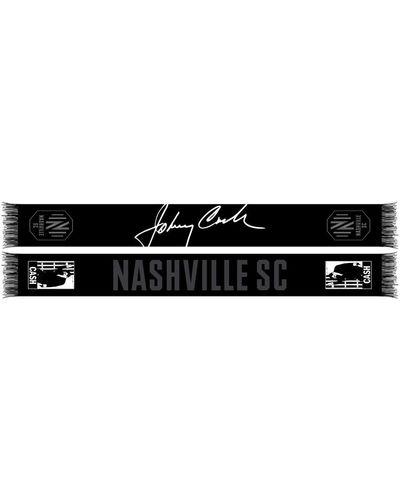 Ruffneck Scarves Nashville Sc X Johnny Cash Jersey Hook Reversible Scarf - Black