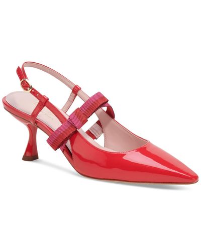 Kate Spade Maritza Pointed Slingback Pumps - Red
