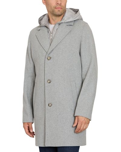 Sam Edelman Single Breasted Coat - Gray