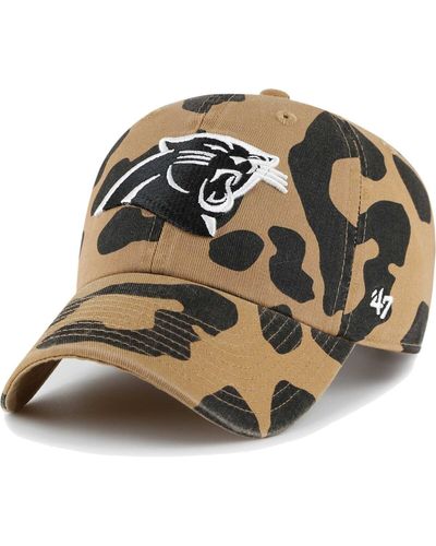 '47 Carolina Panthers Rosette Clean Up Adjustable Hat - Metallic