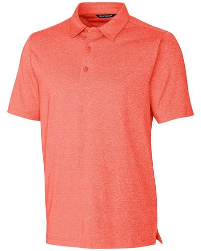 Cutter & Buck Forge Heathered Stretch Polo Shirt - Orange