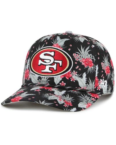 Men's '47 Black San Francisco 49ers Closer Flex Hat