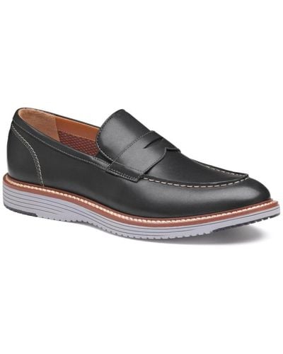 Johnston & Murphy Upton Leather Penny Loafers - Multicolor