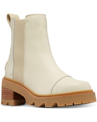 Sorel Joan Now Pull-on Chelsea Boots - Natural