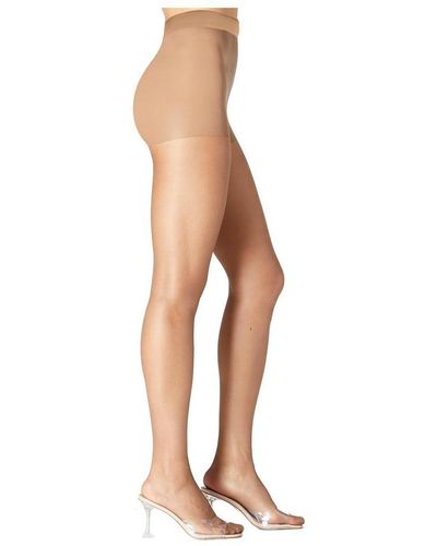 Stems Stretch Control Italian Sheer Tights - White