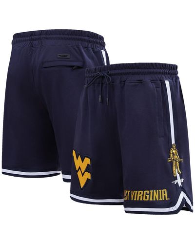 Pro Standard West Virginia Mountaineers Classic Shorts - Blue