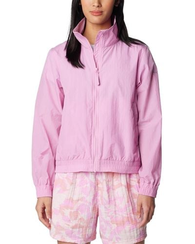 Columbia Time Is Right Windbreaker - Pink