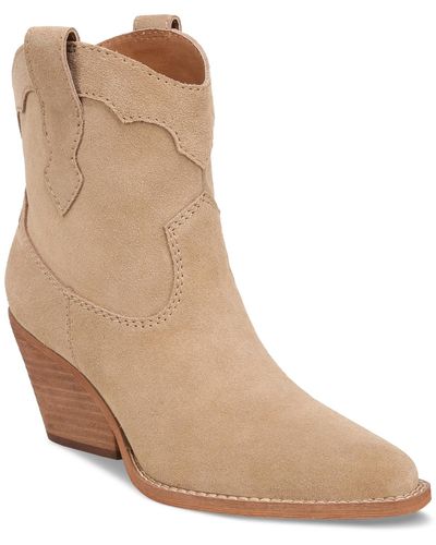 Zodiac Roslyn Western Booties - Natural