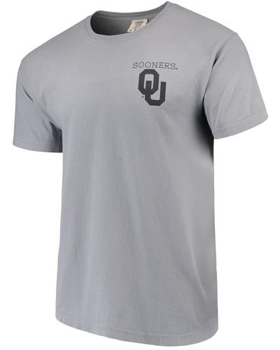 Image One Oklahoma Sooners Comfort Colors Campus Scenery T-shirt - Gray