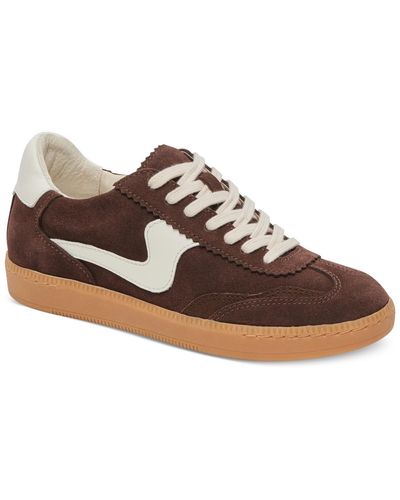 Dolce Vita Notice Low-profile Lace-up Sneakers - Brown