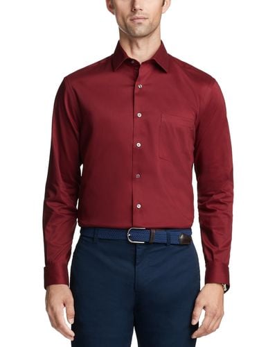Van Heusen Regular-fit Ultraflex Dress Shirt - Red