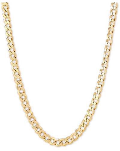 Giani Bernini Flat Curb Link 24" Chain Necklace - Metallic