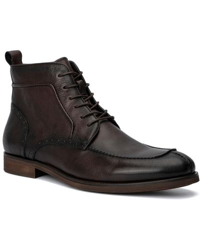 Vintage Foundry Benjamin Lace-up Boots - Black