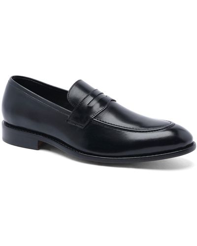 Anthony Veer Gerry Goodyear Slip-on Penny Loafer - Black
