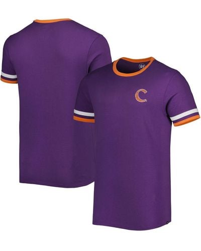 '47 '47 Clemson Tigers Otis Ringer T-shirt - Purple