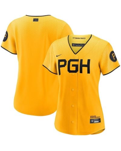 Nike Pittsburgh Pirates 2023 City Connect Replica Jersey - Yellow