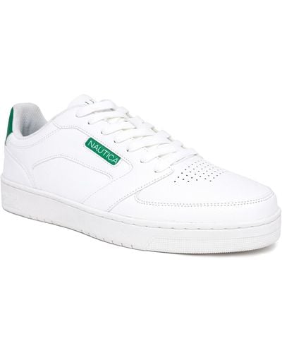Nautica Bascule Casual Flat Sneakers - White