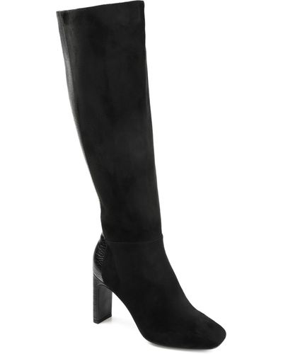 Journee Collection Elisabeth Knee High Boots - Black