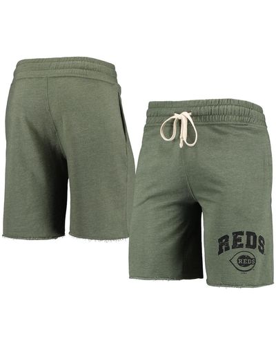 Concepts Sport Cincinnati Reds Mainstream Tri-blend Shorts - Green