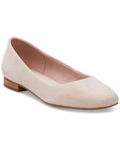 TOMS Briella Square-toe Slip-on Ballet Flats - Pink