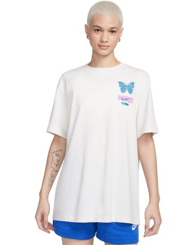 Nike Sportswear Graphic Boyfriend Crewneck T-shirt - White