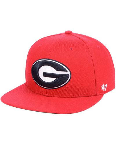 '47 Georgia Bulldogs Core Fitted Cap - Red