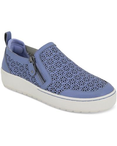 Jambu July Wide Slip- On Zip Sneakers - Blue