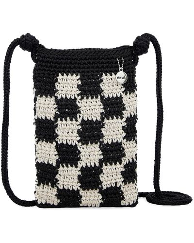 The Sak Josie Crochet Mini Crossbody Bag - Black