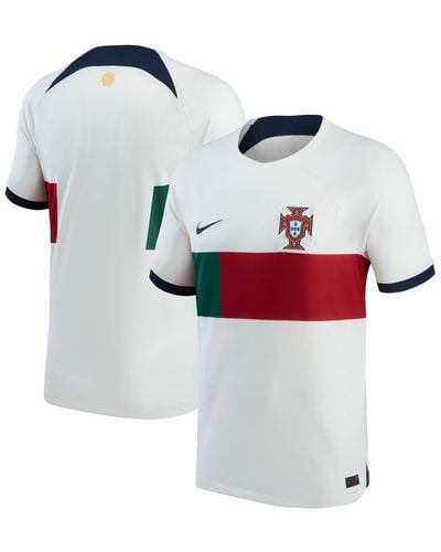 Nike Portugal National Team 2022/23 Away Breathe Stadium Replica Blank Jersey - White