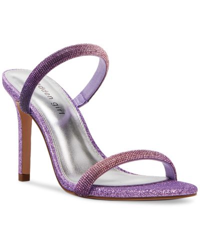 Madden Girl Beauty-r Two Band Stiletto Dress Sandals - Pink