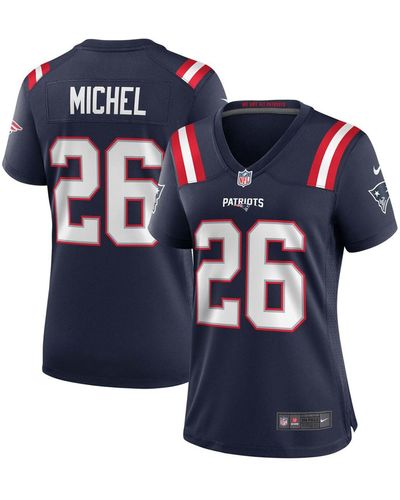 Men's New England Patriots Sony Michel Nike White Game