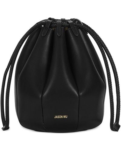 Jason Wu Tulip Leather Bag - Black