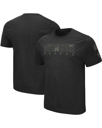 Colosseum Athletics Syracuse Orange Big And Tall Oht Military-inspired Appreciation Informer T-shirt - Black