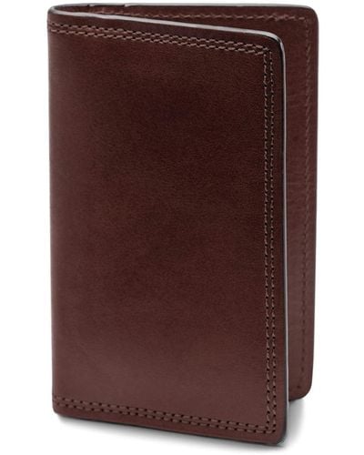 Bosca Old Leather Calling Card Case - Brown