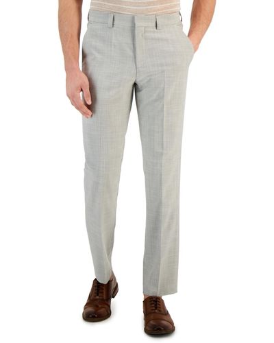 HUGO By Boss Modern-fit Superflex Suit Pants - Gray