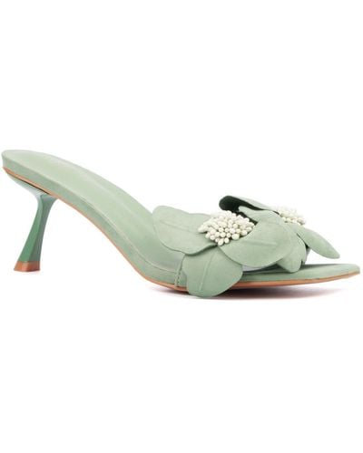 TORGEIS Sierra Heel Slide Sandals - Green