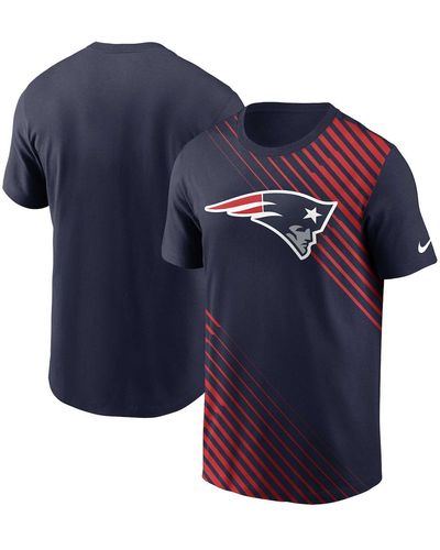 Nike New England Patriots Yard Line Fashion Asbury T-shirt - Blue
