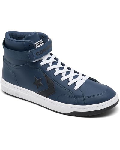 Converse Pro Blaze V2 Mid-top Casual Sneakers From Finish Line - Blue