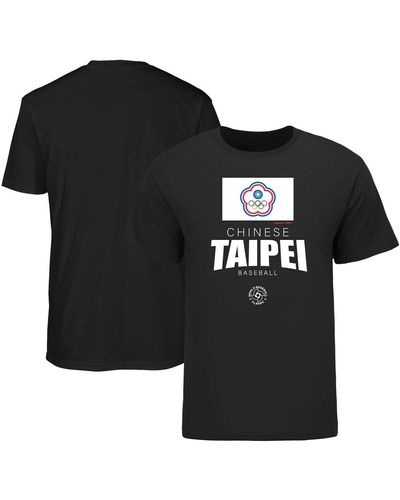 Legends Chinese Taipei Baseball 2023 World Baseball Classic Federation T-shirt - Black