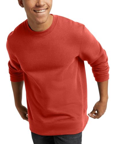 Alternative Apparel Hanes Original Fleece Sweatshirt - Red