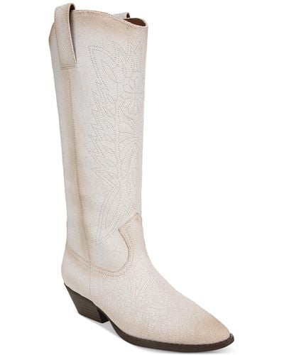 Zodiac Morghan Tall Western Boots - White