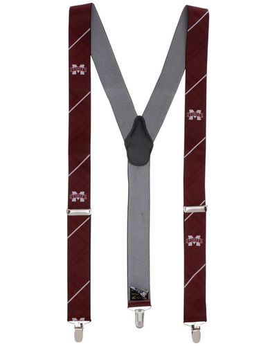 Eagles Wings Mississippi State Bulldogs Suspenders - Purple